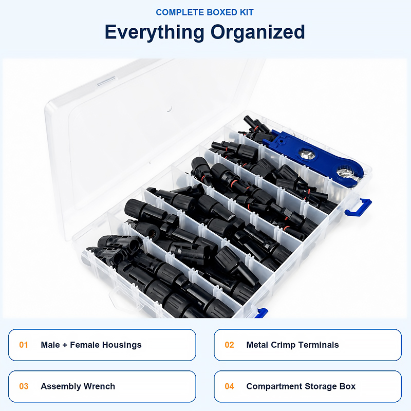 Solar Panel Connector Kit Male - Solar Cable Mc4 Connector recension och pris
