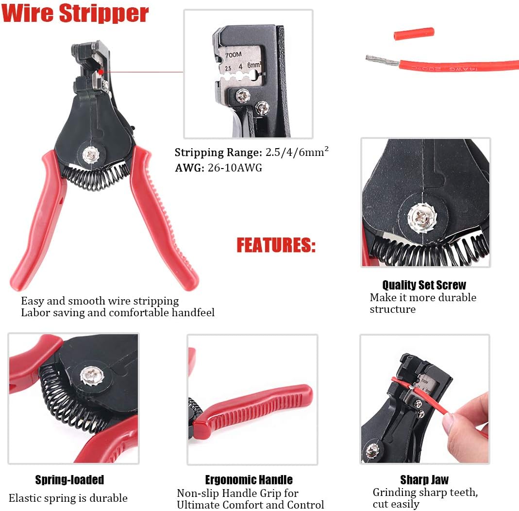 Solar Panel Crimper Tool Kit w - Solar Cable Mc4 Connector recension och pris